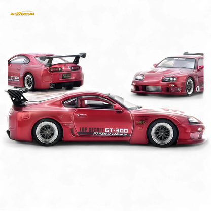 INNO64 Toyota Supra A80 Top Secret Red 1:64