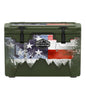 American Flag Hard Cooler
