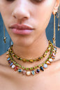 Layering Choker in Punk Rocks (Gold)