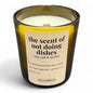 Minimalist Amber Candles — Choose Your Scent