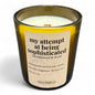 Minimalist Amber Candles — Choose Your Scent
