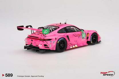 Topspeed Porsche 911 GT3 R (992) #80 Roxy AO Racing 2024 IMSA Michelin GT Challenger at VIR 1:18