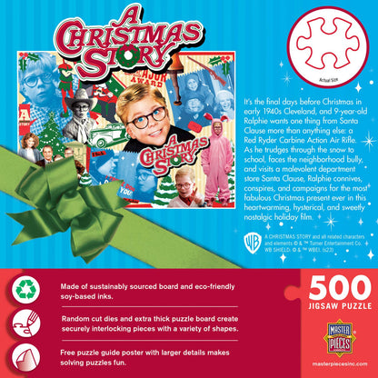 A Christmas Story 500 Piece Jigsaw Puzzle by Masterpieces Puzles