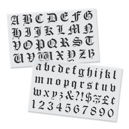 Gothic Letter Alphabet [1in Letters] Set