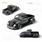 YM Model Volkswagen Beetle Pickup Truck FUSCUP Black 1:64