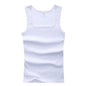 Summer Plus Size Summer Good Men Clothing Tank Tops Elegant Black White Gray Singlets Sleeveless Fitness Men Vest Bodybuilding Vest Summer Men's Vest Gym Casual Vest Sleeveless Vest Clothes